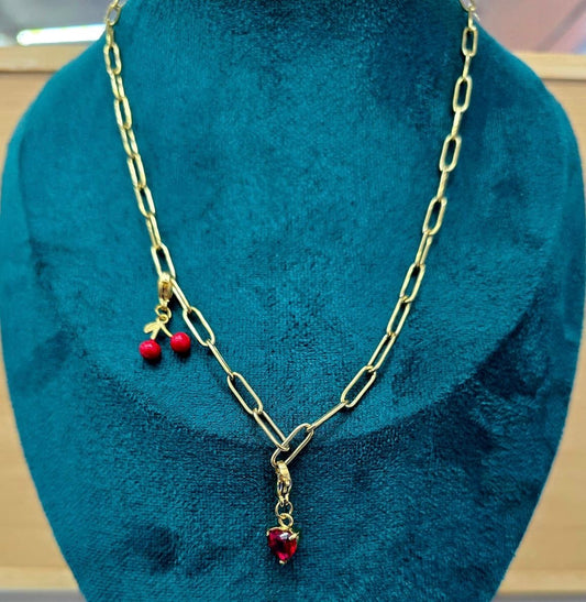 Cherry necklace